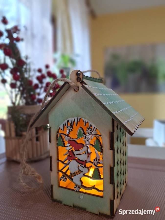 Szopka podświetlona wewnątrz Boże Narodzenie podkarpackie Strzyżów