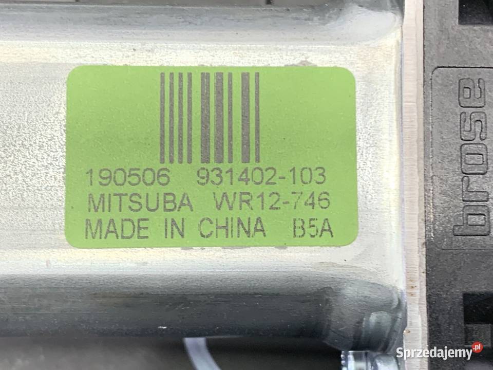 PODNOŚNIK SZYBY LEWY TYŁ JEEP CHEROKEE KL Mechanizmy opuszczania szyb