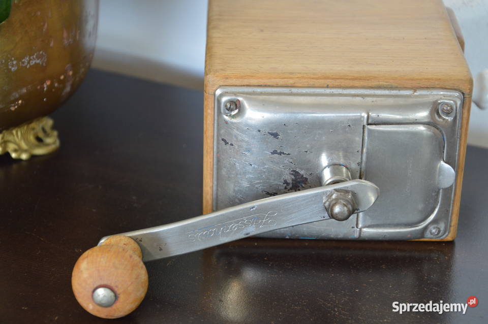 drewniany MŁYNEK do kawy stary Zassenhaus Jastrzębie-Zdrój