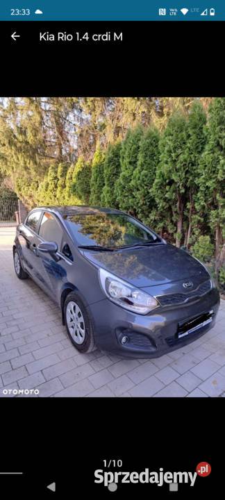 Kia Rio 2015 diesel wielkopolskie Komorowo