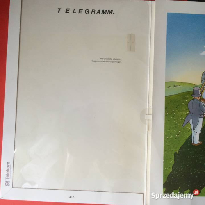 1983 Telegramm Poczty Niemieckiej Antykwariat zachodniopomorskie