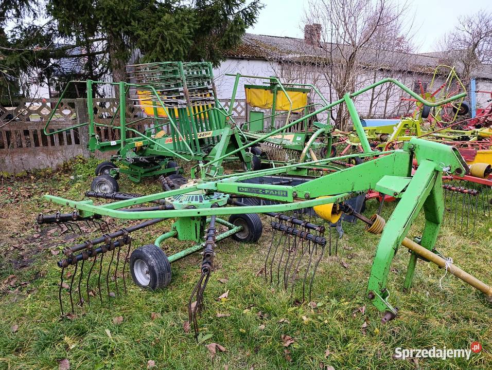 Przewracarka kuhn zgrabiarka Deutz fahr Rawica Stara