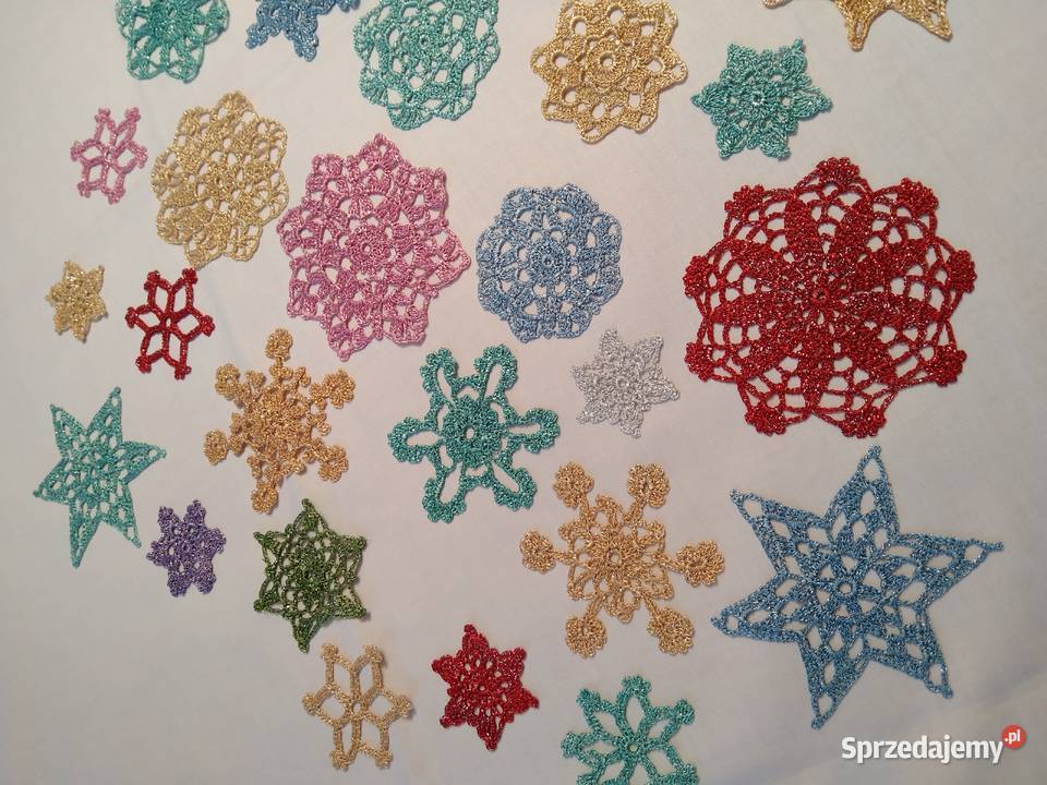 Błyszczące gwiazdeczki gwiazdki na choinkę wielokolorowy lubelskie Lublin