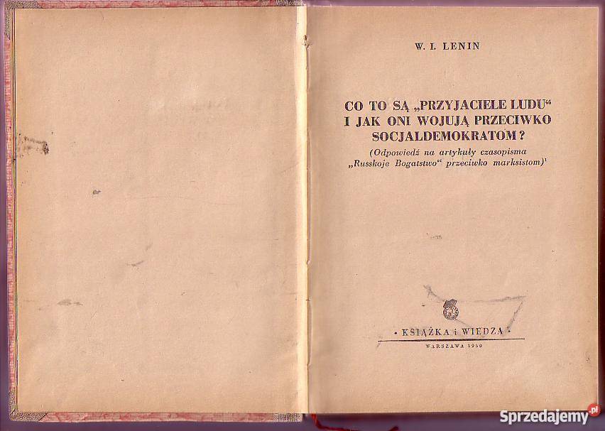 5674 CO TO SĄ PRZYJACIELE LUDU I ONI WOJUJĄ PRZE Czyrna