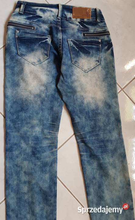 Troll Denim Fashion spodnie dżinsy przecierane Kielce