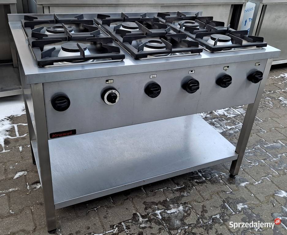 KUCHNIA GAZOWA 6 PALNIKOWA KROMET 36 KW M1287N Nowe Skalmierzyce