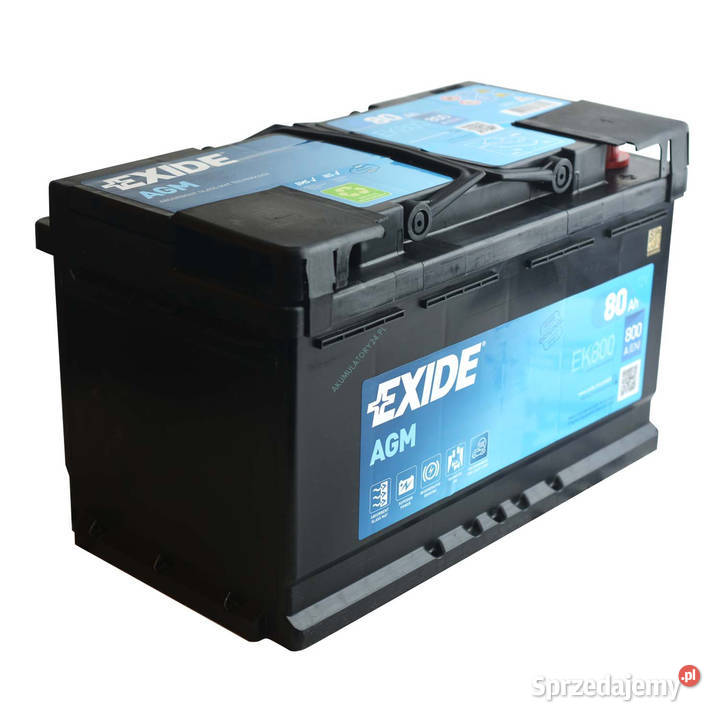 Akumulator EXIDE AGM STARTSTOP EK800 80Ah 800A P