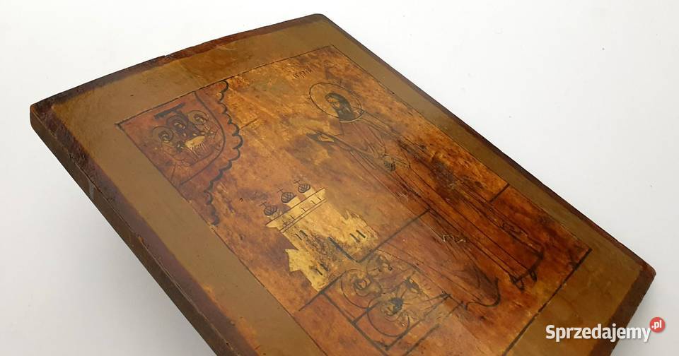 Ikona Święty Sergiusz z Radoneża grobie Rodziców Warszawa