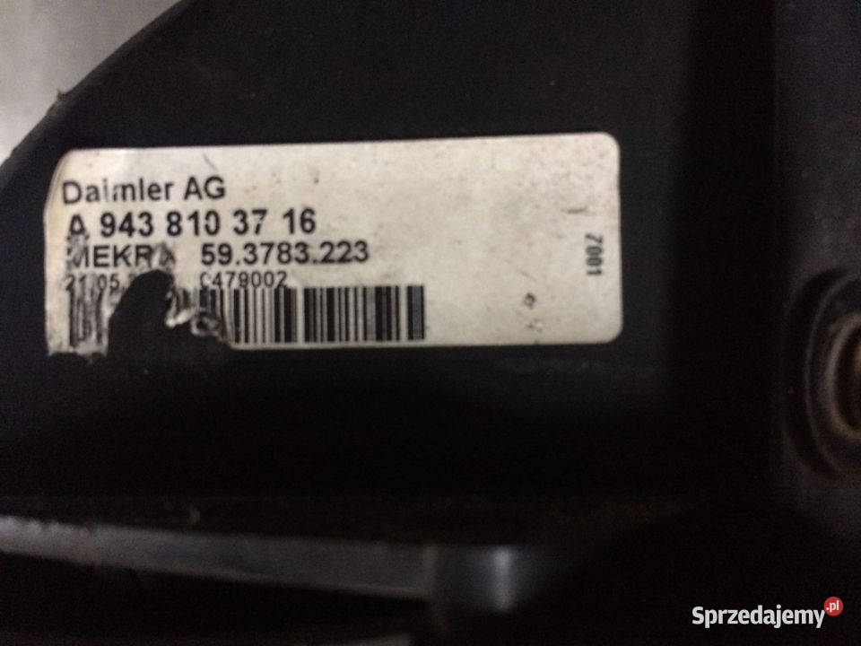 Mocowanie Ramie Lustra Actros MP2 MP3 9438103716 ciężarowe