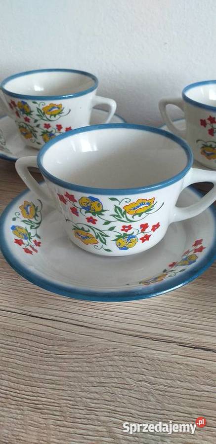 Bulionówki Pruszków prl Porcelana i szkło Przedbórz