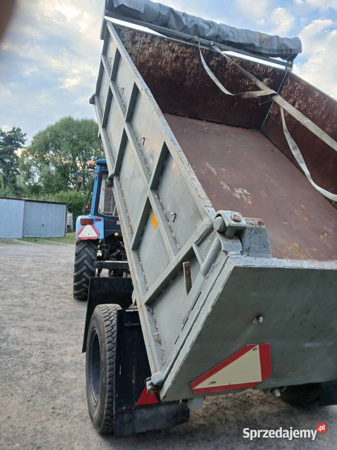 Przyczepa jednoosiowa wywrotka kiper stsr 5t Zawiercie