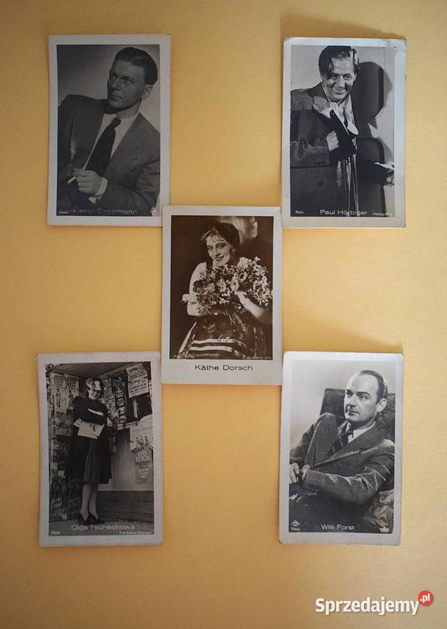 Przedwojenne karty zdjęciowe Gwiazd filmu i Antykwariat