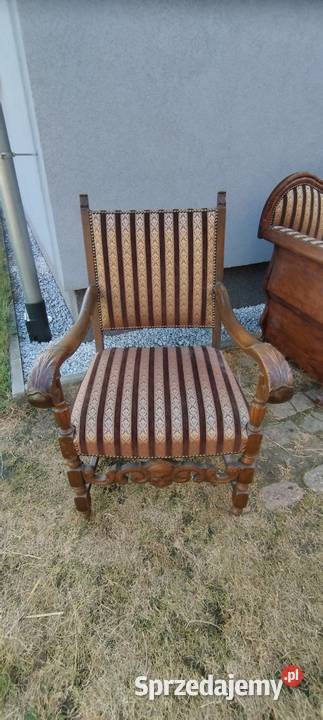 Antyczna sofa z fotelem Lubań sprzedam