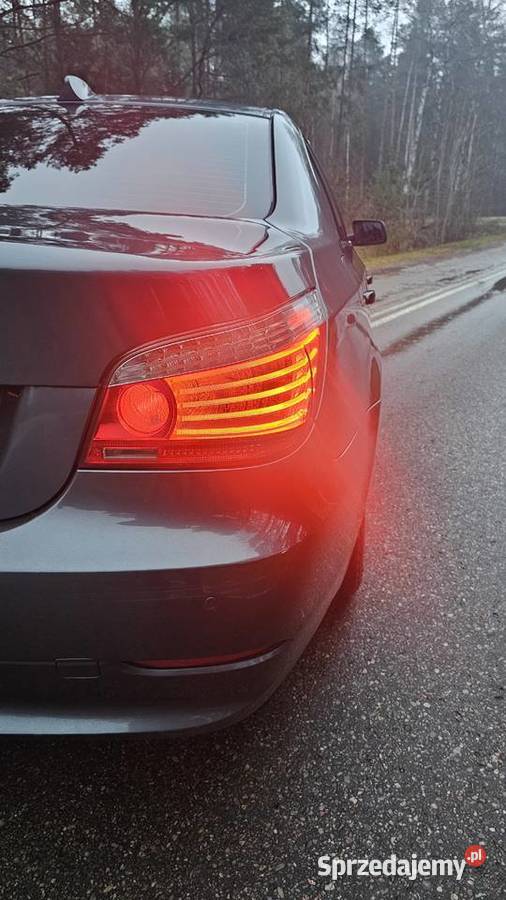 E60 LCI 520D M47 manual 2007r rej 2008 163 nieuszkodzony BMW podlaskie Białystok