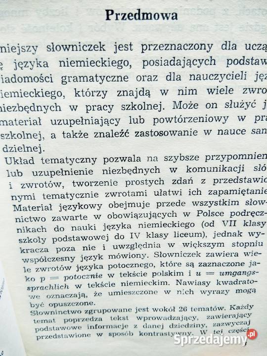 Niemiecki Machs gut outlet używane antykwariat Warszawa