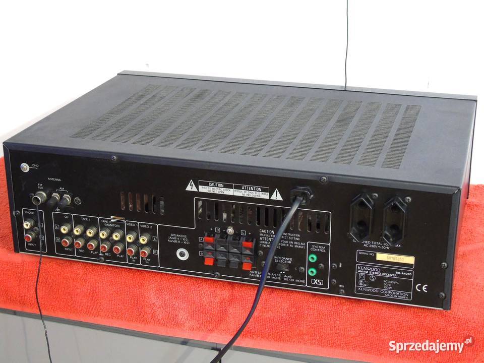 Wzmacniacz z radiem Kenwood KRA4070 RDS sprawny Jasło sprzedam