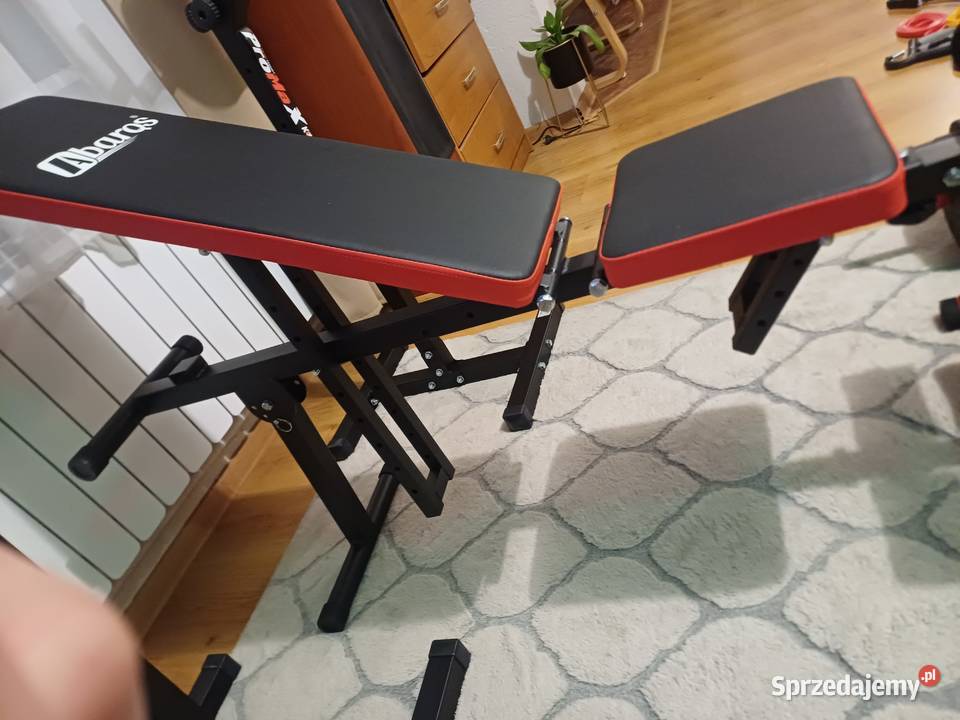 Ławka ławeczka do cwiczeń hantle gryf Orońsko