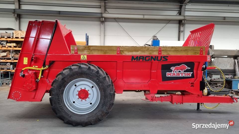 Rozrzutnik obornika jednoosiowy MAGNUS King nowy Goszczanów