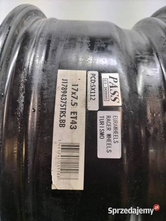 FELGA ALUMINIOWA R17 5X112 ET43 OC731MM 17X75J