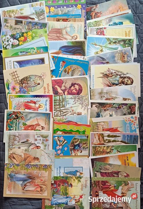 MEGA KOLEKCJA pocztówek Wielkanocnych Kolekcje śląskie Katowice sprzedam