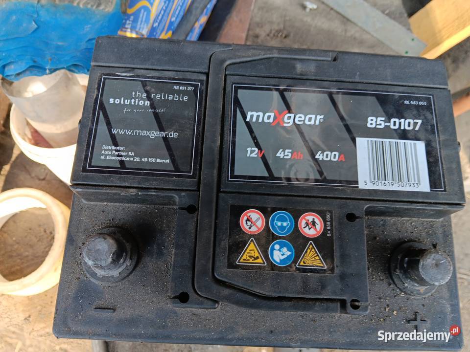 Akumulator 45 ah 12V śląskie Dąbrowa Górnicza