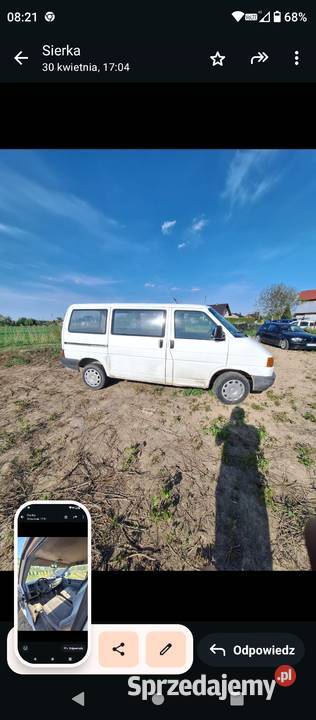 VW t4 nieuszkodzony Zarębice