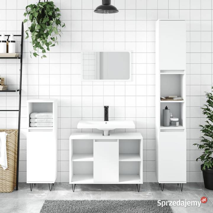 vidaXL Szafka łazienkowa biała 30x30x100 Warszawa