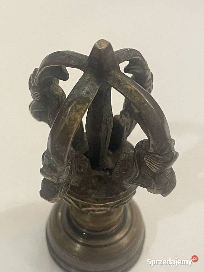 Zabytkowy mosiężny stempel z Gwiazdą Dawida i Kraków sprzedam