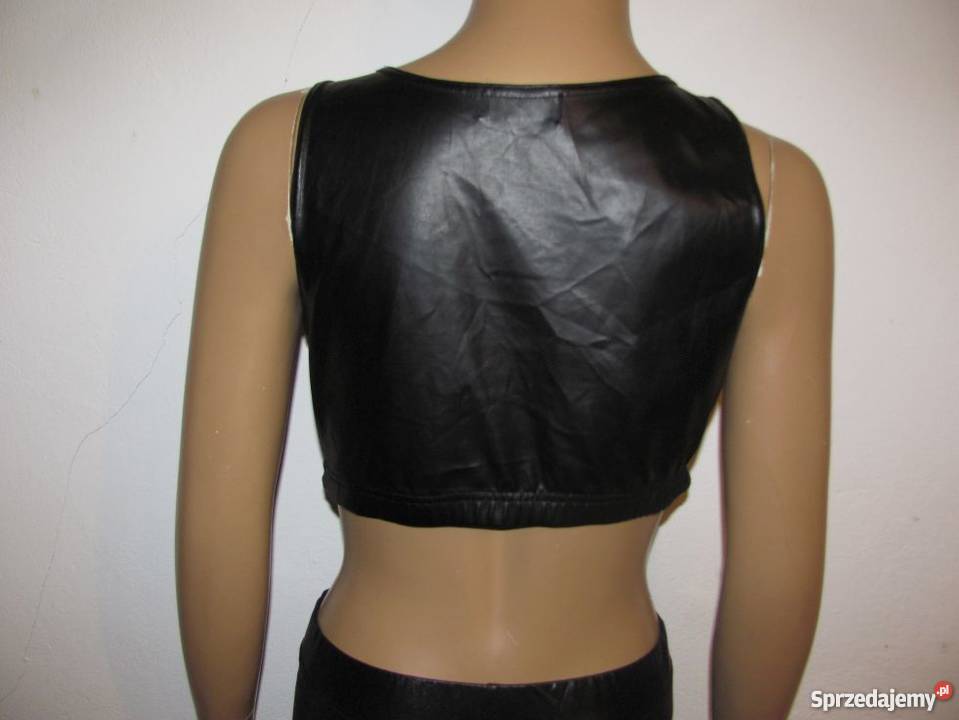 komplet top leginsy SALLY CIRCLE TOPSHOP czarny Zamość