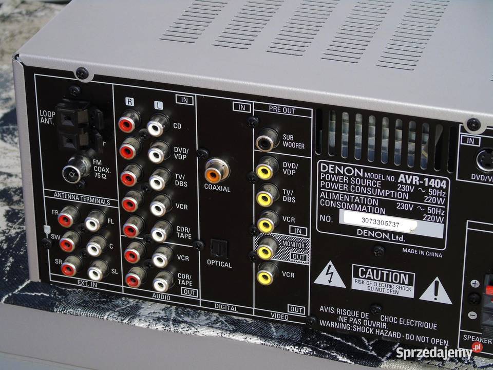 Amplituner Denon AVR1404 RDS mocny i sprawny podkarpackie Jasło