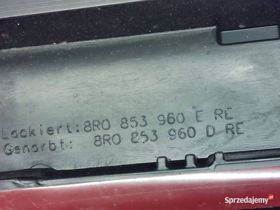 Listwa Drzwi Prawy Przód Audi Q5 20082017 8R Listwy i nakładki Pleszew
