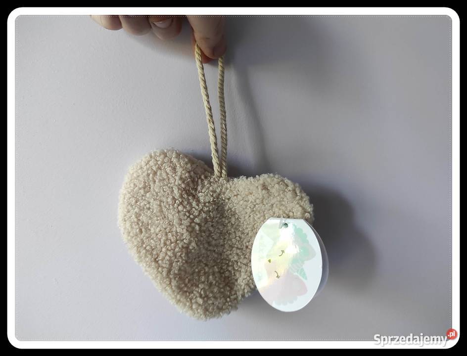 Małe nowe serduszko materiałowe zawieszka Pozostałe mazowieckie Płock