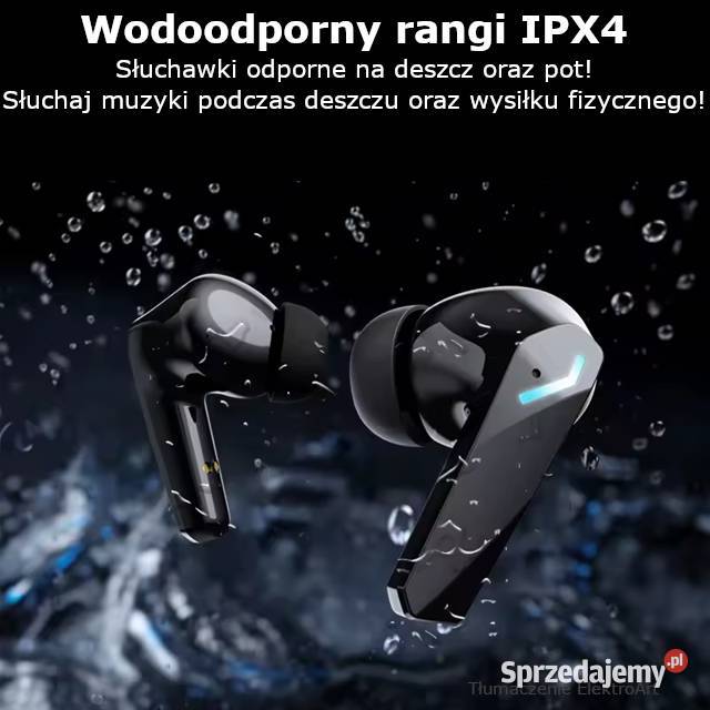 Wodoodporne bezprzewodowe słuchawki XT53 do gier śląskie Rybnik