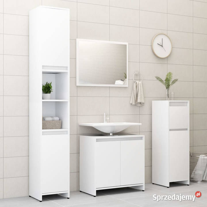 Szafka łazienkowa biała 30x30x95 materiał Warszawa sprzedam