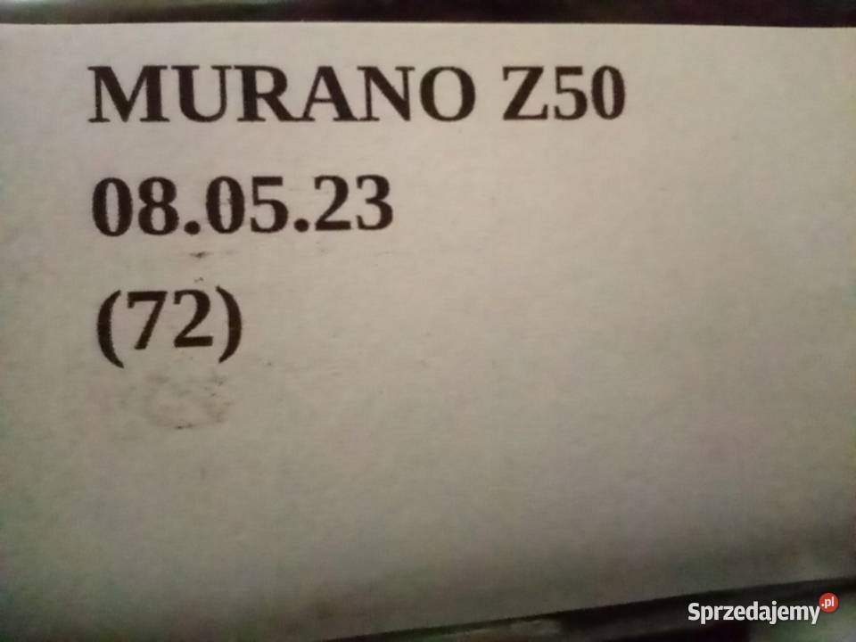BELKA WZMOCNIENIE PAS PRZÓD NISSAN MURANO Z50 Karoseria Nowy Tomyśl