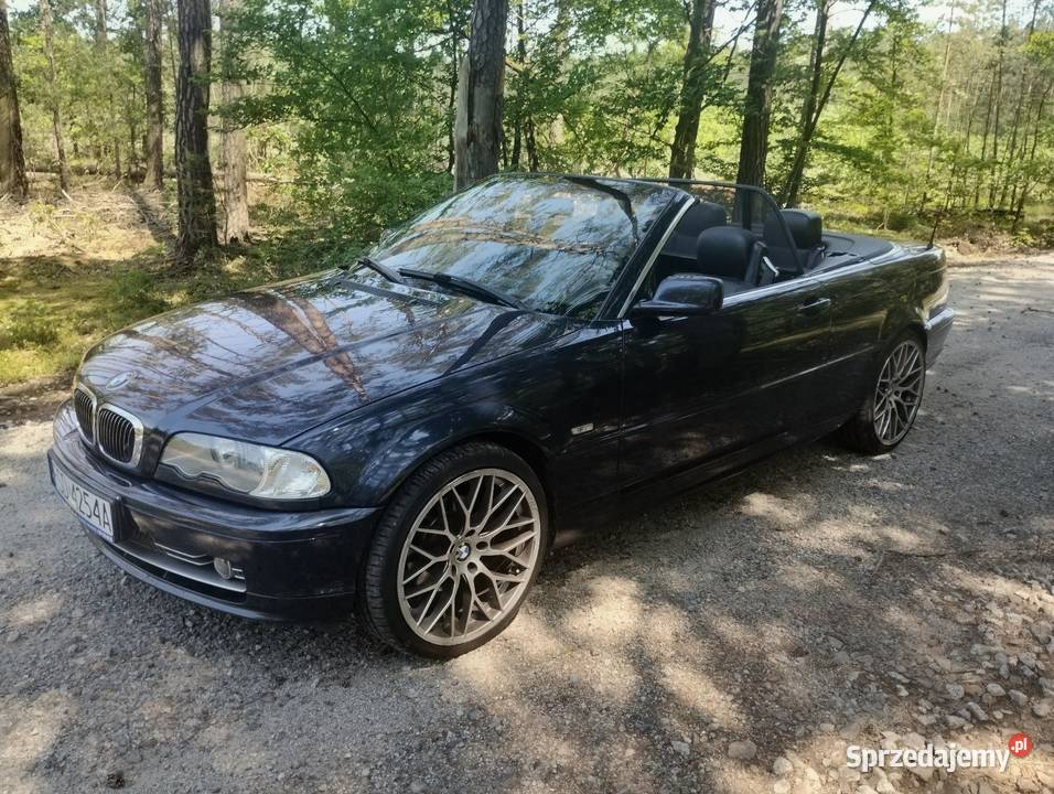 Bmw E46 Cabrio granatowy BMW Drezdenko