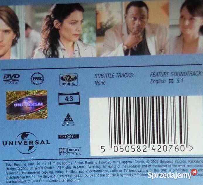 6x DVD doktor dr House season one sezon 1 DVD Filmy podkarpackie Rzeszów