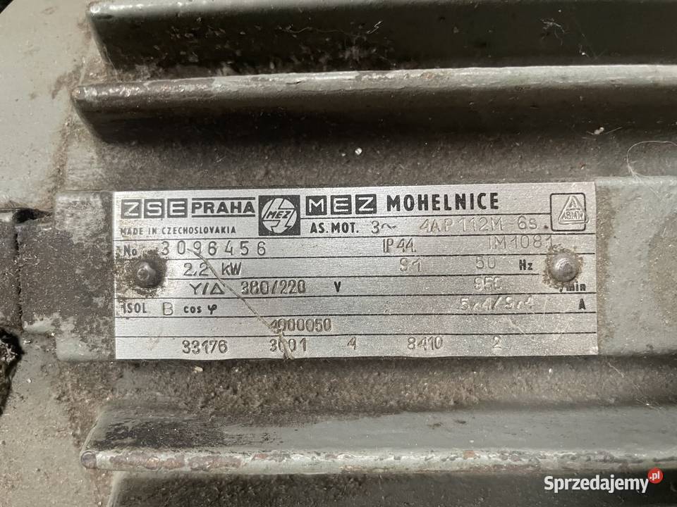 Silnik elektryczny trójfazowy 55 kW 950 obr MEZ Pozostałe Lidzbark Warmiński