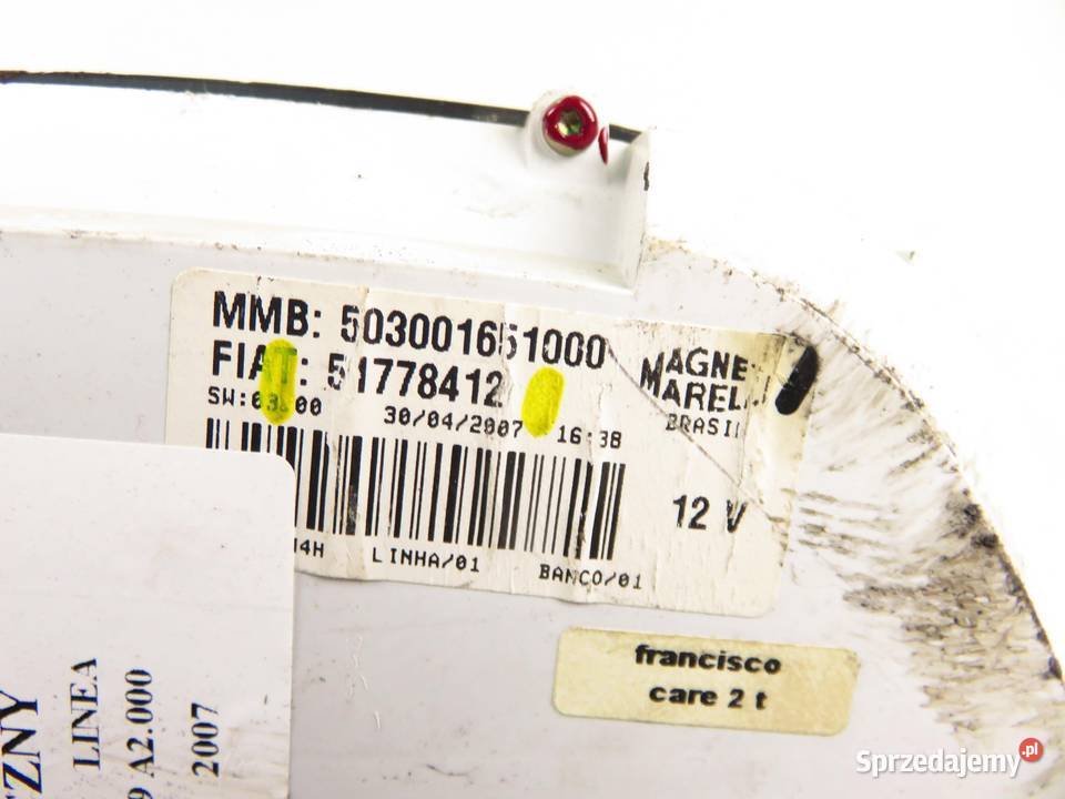 LICZNIK FIAT LINEA 13 D Multijet 51778412 sprzedam
