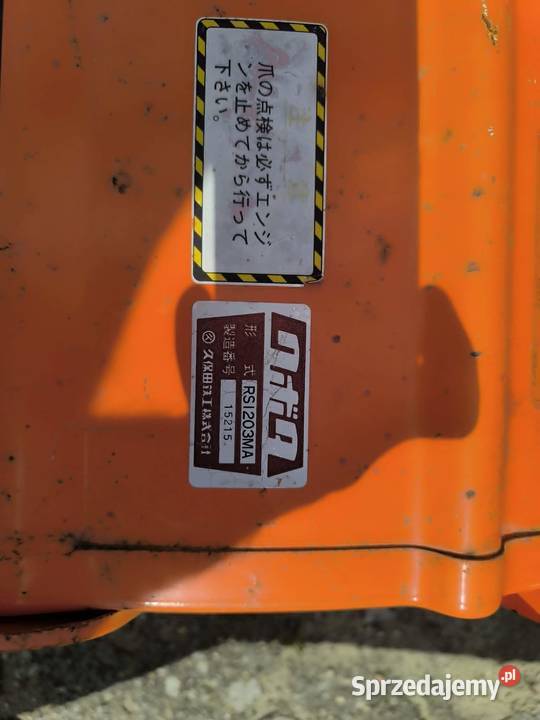 Glebogryzarka japońska RS1203 Kubota Bultra 120 sprzedam