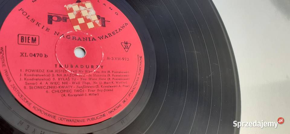 Trubadurzy Krajobrazywinyl vintage pamiątka PRL Tuszkowo