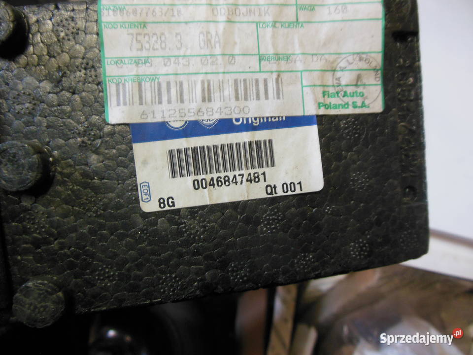 ŚLIZg ABSORBE ZDERZAKA TYŁ LEWY PRAW FIAT PUNTO osobowe Kozy