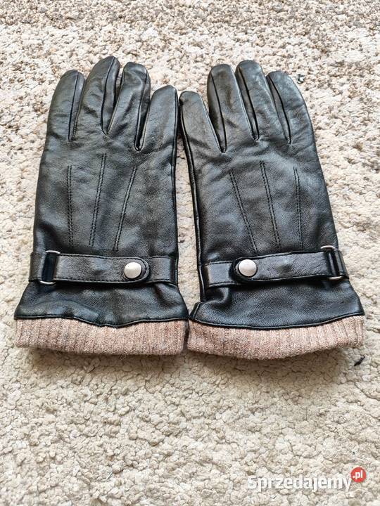 Rękawiczki skórzane firmy BYTOM