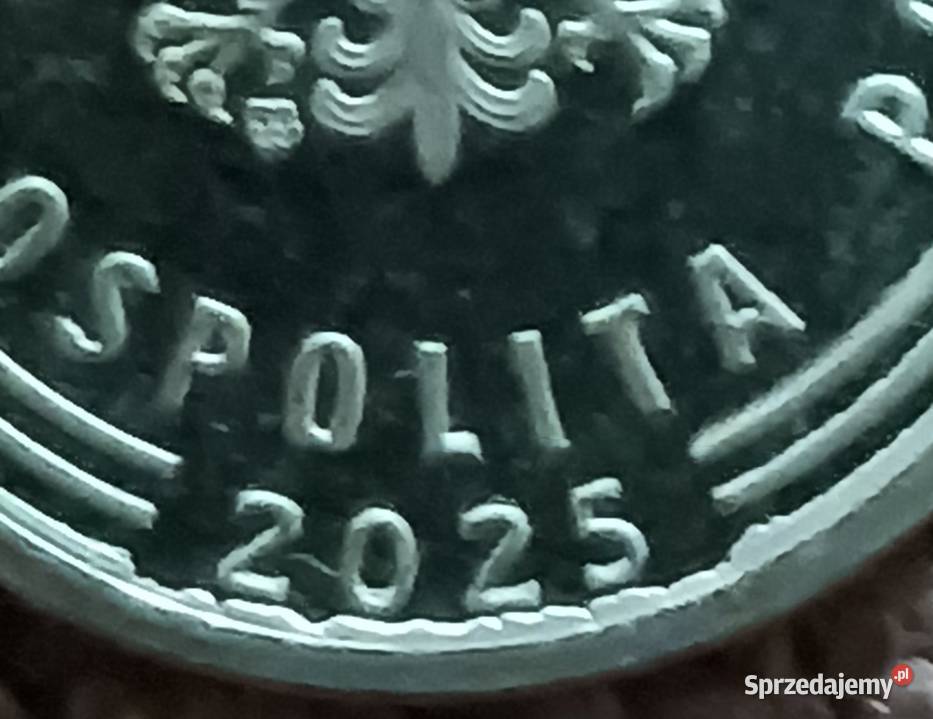 1 Złoty 2025 r Piękny wielodestrukt około Numizmatyka