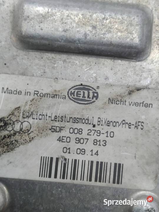 PRZETWORNICA XENON 4E0907813 Audi A8 II 20022010 sprzedam