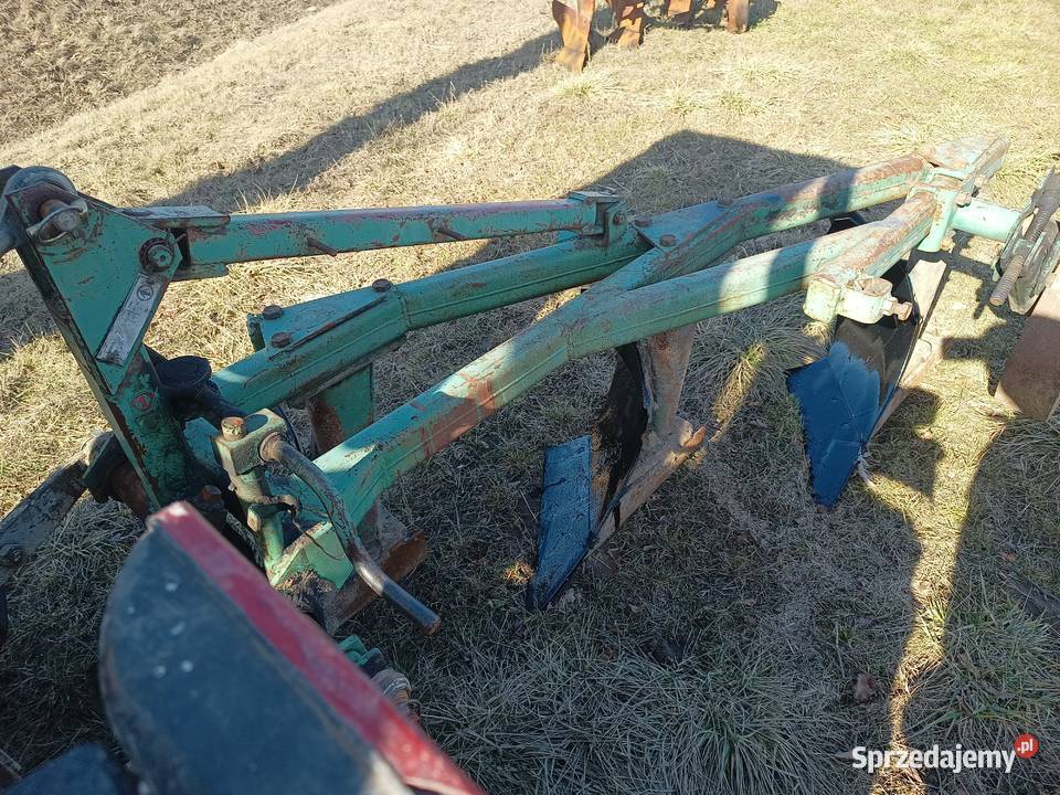 Pług 3 skibowy duży oryginalny Grudziądz Pacanów