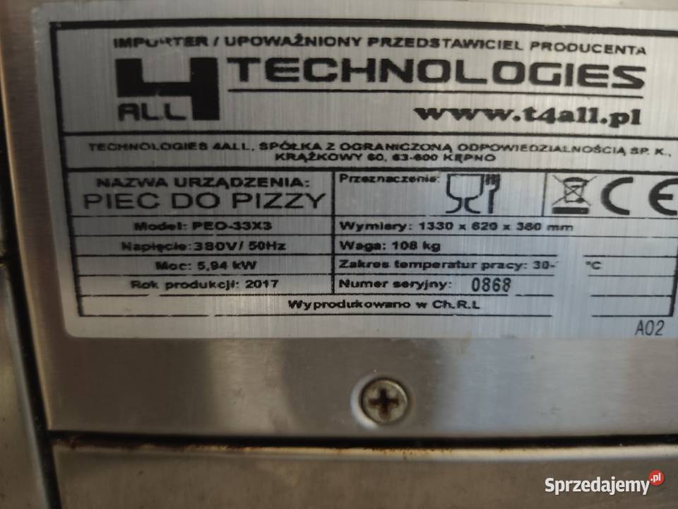 Piec do pizzy Lgota Murowana