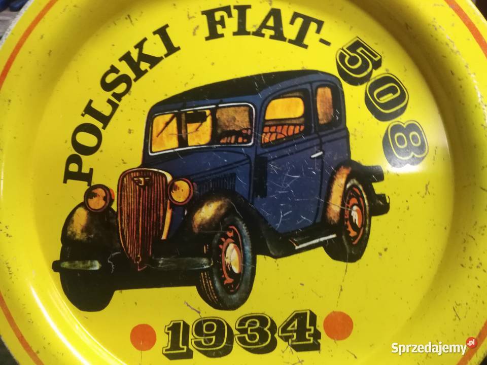 Talerz taca Polski Fiat 508 prl lubelskie Radzyń Podlaski