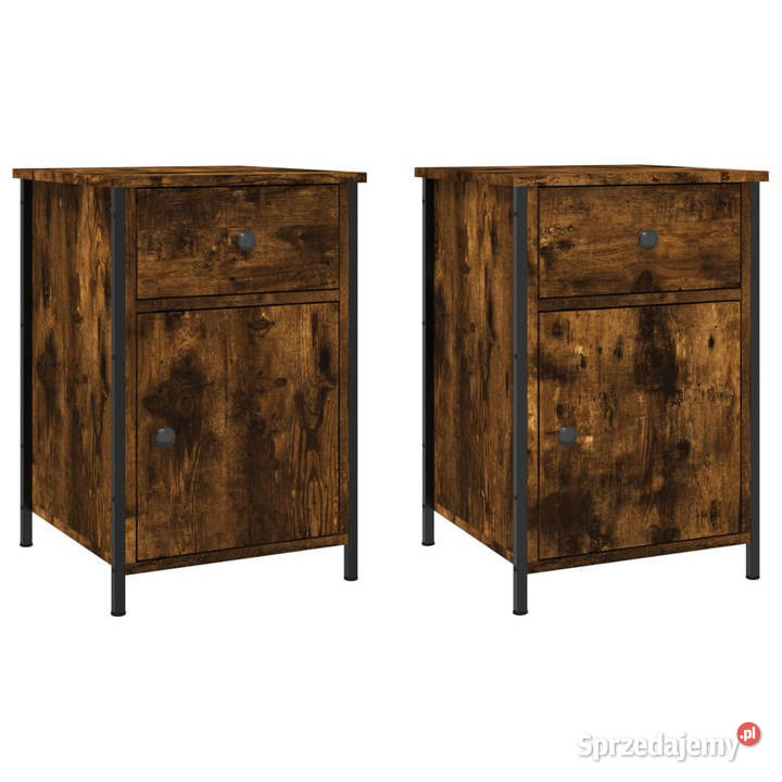 Szafki nocne 2 przydymiony dąb 40x42x60 WM825908 Warszawa