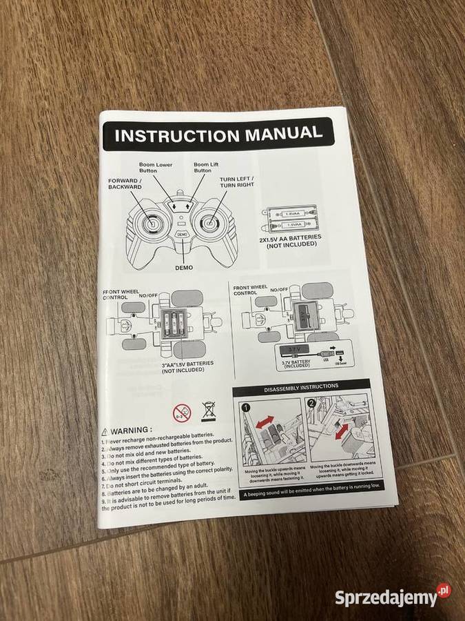 zabawka traktor zdalnie sterowany zestaw Białystok sprzedam